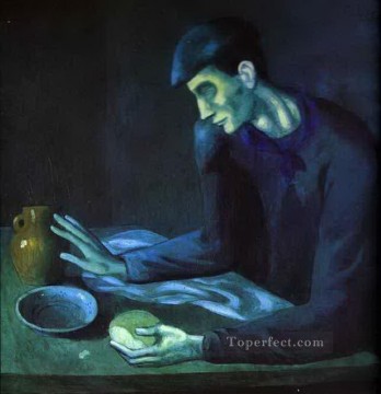 Desayuno de un ciego 1903 cubista Pablo Picasso Pinturas al óleo